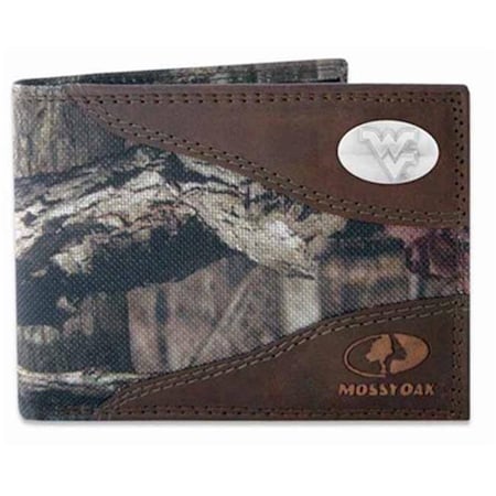 Zeppelinproducts ZeppelinProducts WVU-IWNT1-MOS West Virginia Passcase Nylon Mossy Oak Wallet WVU-IWNT1-MOS